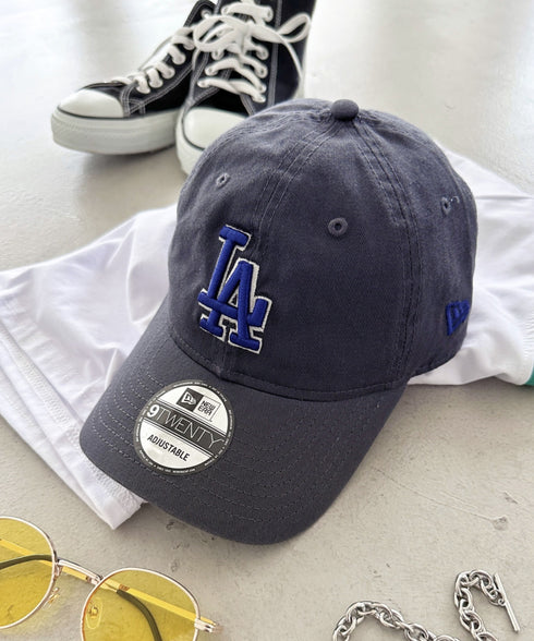 NEW ERA(ニューエラ)/9TWENTY MLB CORE CLASSIC 限定 メジャーリーグ べースボール ロゴキャップ MLB公式 チームロゴネームタグ アジャスター付 サイズ調整可能 | IM5232030 | グレー系その他
