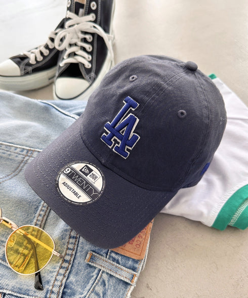 NEW ERA(ニューエラ)/9TWENTY MLB CORE CLASSIC 限定 メジャーリーグ べースボール ロゴキャップ MLB公式 チームロゴネームタグ アジャスター付 サイズ調整可能 | IM5232030 | グレー系その他