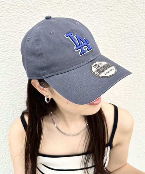 NEW ERA(ニューエラ)/9TWENTY MLB CORE CLASSIC 限定 メジャーリーグ べースボール ロゴキャップ MLB公式 チームロゴネームタグ アジャスター付 サイズ調整可能 | IM5232030 | グレー系その他