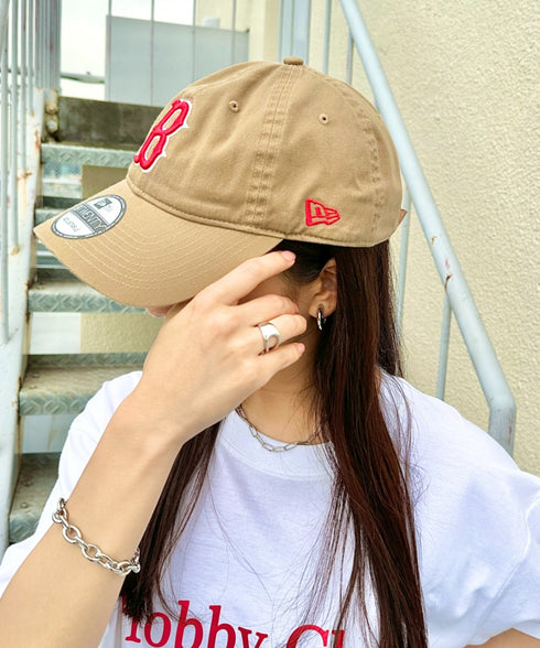 NEW ERA(ニューエラ)/9TWENTY MLB CORE CLASSIC 限定 メジャーリーグ べースボール ロゴキャップ MLB公式 チームロゴネームタグ アジャスター付 サイズ調整可能 | IM5232030 | ベージュ系その他4