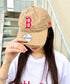 NEW ERA(ニューエラ)/9TWENTY MLB CORE CLASSIC 限定 メジャーリーグ べースボール ロゴキャップ MLB公式 チームロゴネームタグ アジャスター付 サイズ調整可能 | IM5232030 | ベージュ系その他4