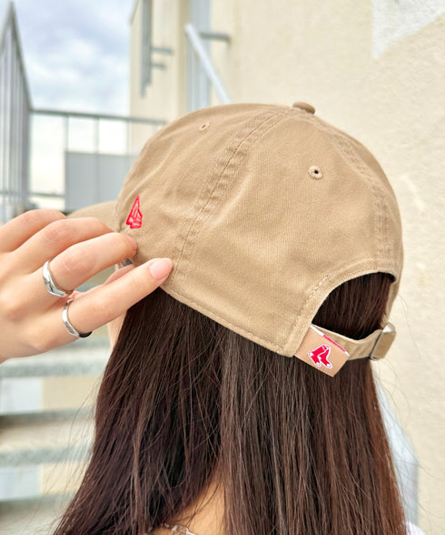 NEW ERA(ニューエラ)/9TWENTY MLB CORE CLASSIC 限定 メジャーリーグ べースボール ロゴキャップ MLB公式 チームロゴネームタグ アジャスター付 サイズ調整可能 | IM5232030 | ベージュ系その他4