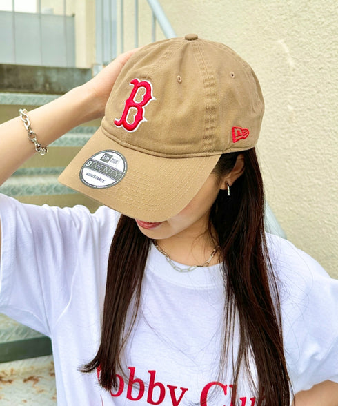 NEW ERA(ニューエラ)/9TWENTY MLB CORE CLASSIC 限定 メジャーリーグ べースボール ロゴキャップ MLB公式 チームロゴネームタグ アジャスター付 サイズ調整可能 | IM5232030 | ベージュ系その他4