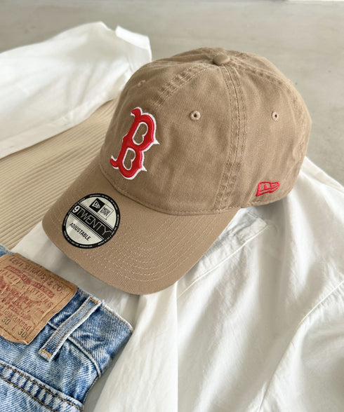 NEW ERA(ニューエラ)/9TWENTY MLB CORE CLASSIC 限定 メジャーリーグ べースボール ロゴキャップ MLB公式 チームロゴネームタグ アジャスター付 サイズ調整可能 | IM5232030 | ベージュ系その他4