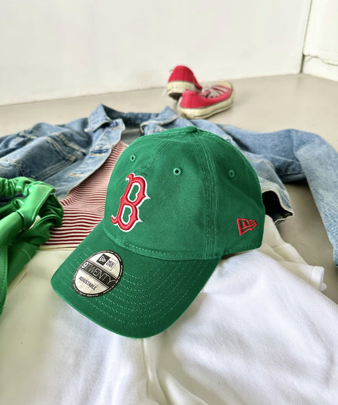 NEW ERA(ニューエラ)/9TWENTY MLB CORE CLASSIC 限定 メジャーリーグ べースボール ロゴキャップ MLB公式 チームロゴネームタグ アジャスター付 サイズ調整可能 | IM5232030 | グリーン系その他4