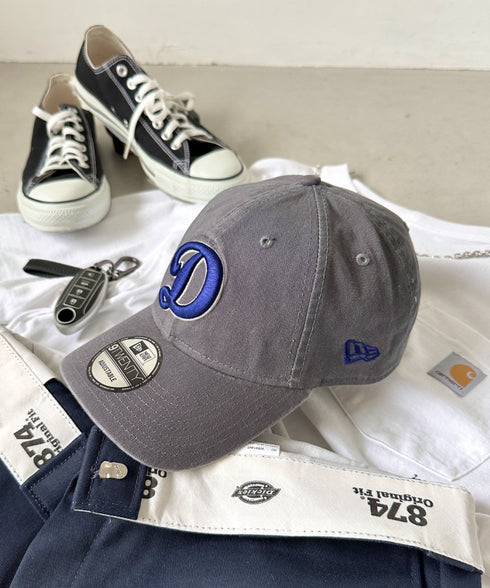 NEW ERA(ニューエラ)/9TWENTY MLB CORE CLASSIC 限定 メジャーリーグ べースボール ロゴキャップ MLB公式 チームロゴネームタグ アジャスター付 サイズ調整可能 | IM5232030 | グレー系その他5