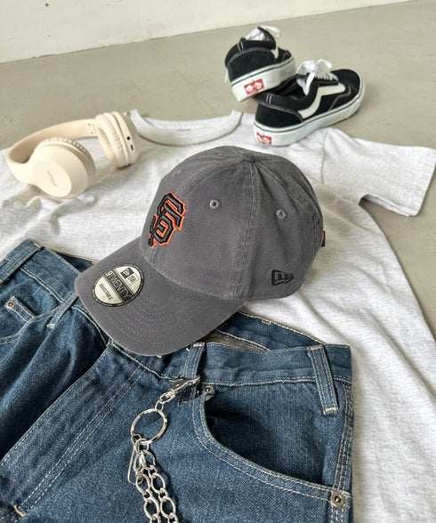 NEW ERA(ニューエラ)/9TWENTY MLB CORE CLASSIC 限定 メジャーリーグ べースボール ロゴキャップ MLB公式 チームロゴネームタグ アジャスター付 サイズ調整可能 | IM5232030 | グレー系その他6