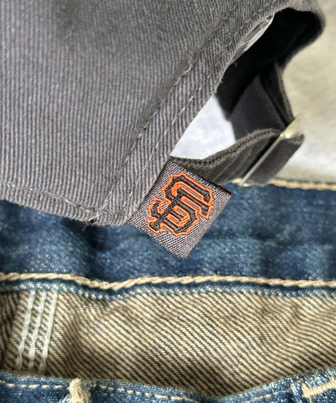 NEW ERA(ニューエラ)/9TWENTY MLB CORE CLASSIC 限定 メジャーリーグ べースボール ロゴキャップ MLB公式 チームロゴネームタグ アジャスター付 サイズ調整可能 | IM5232030 | グレー系その他6