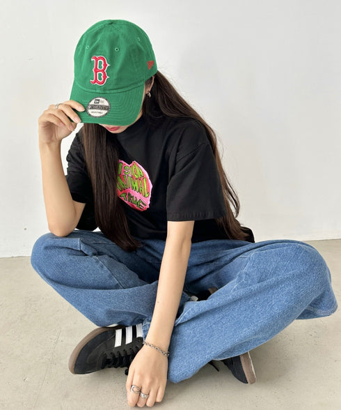 NEW ERA(ニューエラ)/9TWENTY MLB CORE CLASSIC 限定 メジャーリーグ べースボール ロゴキャップ MLB公式 チームロゴネームタグ アジャスター付 サイズ調整可能 | IM5232030 | グリーン系その他4