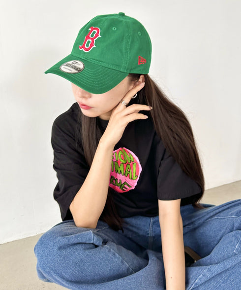 NEW ERA(ニューエラ)/9TWENTY MLB CORE CLASSIC 限定 メジャーリーグ べースボール ロゴキャップ MLB公式 チームロゴネームタグ アジャスター付 サイズ調整可能 | IM5232030 | グリーン系その他4