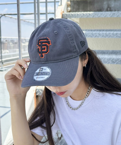 NEW ERA(ニューエラ)/9TWENTY MLB CORE CLASSIC 限定 メジャーリーグ べースボール ロゴキャップ MLB公式 チームロゴネームタグ アジャスター付 サイズ調整可能 | IM5232030 | グレー系その他6