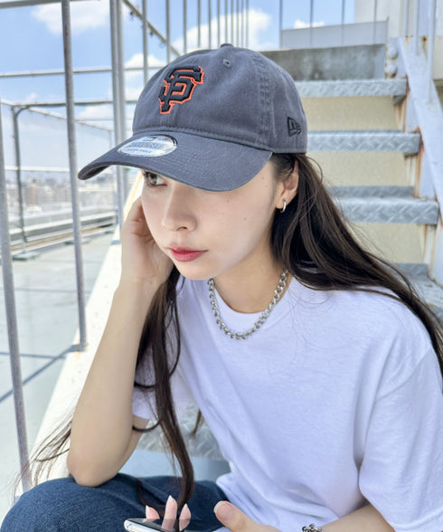NEW ERA(ニューエラ)/9TWENTY MLB CORE CLASSIC 限定 メジャーリーグ べースボール ロゴキャップ MLB公式 チームロゴネームタグ アジャスター付 サイズ調整可能 | IM5232030 | グレー系その他6