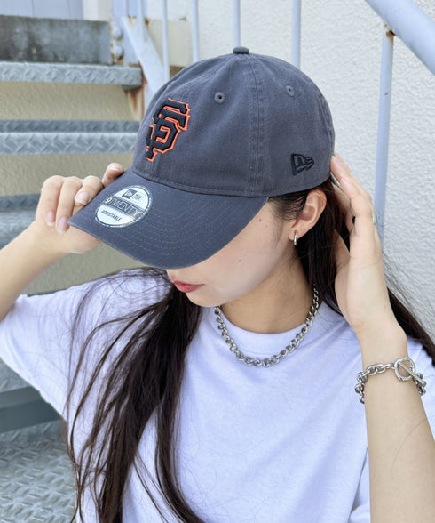 NEW ERA(ニューエラ)/9TWENTY MLB CORE CLASSIC 限定 メジャーリーグ べースボール ロゴキャップ MLB公式 チームロゴネームタグ アジャスター付 サイズ調整可能 | IM5232030 | グレー系その他6