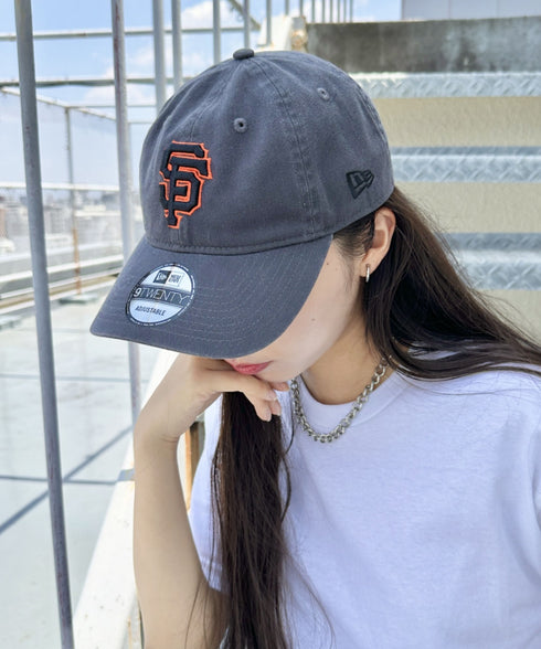 NEW ERA(ニューエラ)/9TWENTY MLB CORE CLASSIC 限定 メジャーリーグ べースボール ロゴキャップ MLB公式 チームロゴネームタグ アジャスター付 サイズ調整可能 | IM5232030 | グレー系その他6
