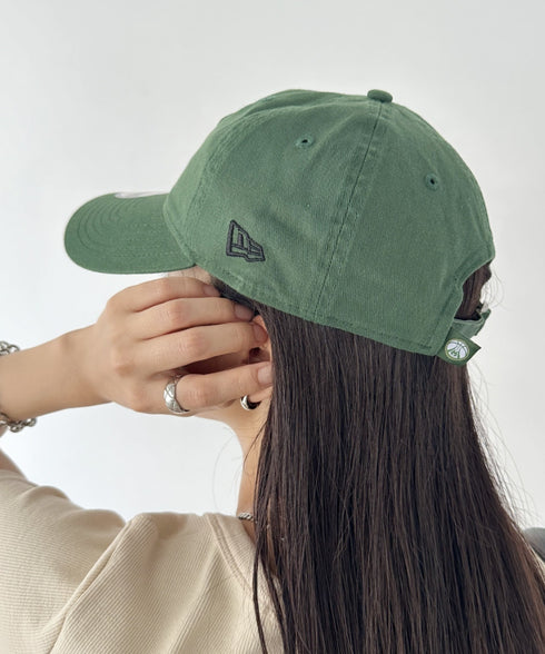 NEW ERA(ニューエラ)/9TWENTY MLB CORE CLASSIC 限定 メジャーリーグ べースボール ロゴキャップ MLB公式 チームロゴネームタグ アジャスター付 サイズ調整可能 | IM5232030 | オリーブ