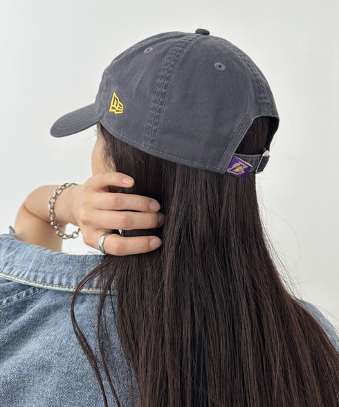 NEW ERA(ニューエラ)/9TWENTY MLB CORE CLASSIC 限定 メジャーリーグ べースボール ロゴキャップ MLB公式 チームロゴネームタグ アジャスター付 サイズ調整可能 | IM5232030 | グレー系その他2