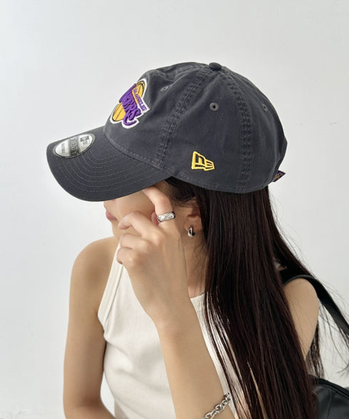 NEW ERA(ニューエラ)/9TWENTY MLB CORE CLASSIC 限定 メジャーリーグ べースボール ロゴキャップ MLB公式 チームロゴネームタグ アジャスター付 サイズ調整可能 | IM5232030 | グレー系その他2