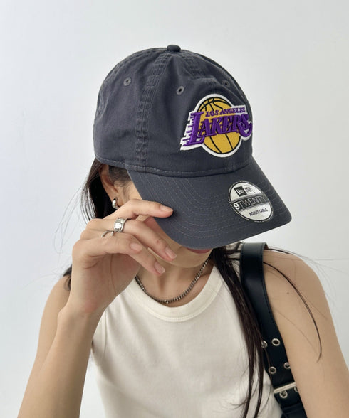 NEW ERA(ニューエラ)/9TWENTY MLB CORE CLASSIC 限定 メジャーリーグ べースボール ロゴキャップ MLB公式 チームロゴネームタグ アジャスター付 サイズ調整可能 | IM5232030 | グレー系その他2