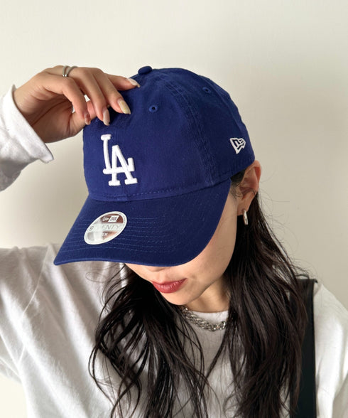 NEW ERA(ニューエラ)/9TWENTY MLB CORE CLASSIC 限定 メジャーリーグ べースボール ロゴキャップ MLB公式 チームロゴネームタグ アジャスター付 サイズ調整可能 | IM5232030 | ブルー系その他