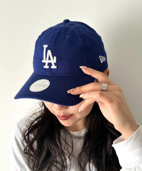 NEW ERA(ニューエラ)/9TWENTY MLB CORE CLASSIC 限定 メジャーリーグ べースボール ロゴキャップ MLB公式 チームロゴネームタグ アジャスター付 サイズ調整可能 | IM5232030 | ブルー系その他