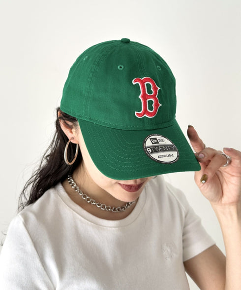 NEW ERA(ニューエラ)/9TWENTY MLB CORE CLASSIC 限定 メジャーリーグ べースボール ロゴキャップ MLB公式 チームロゴネームタグ アジャスター付 サイズ調整可能 | IM5232030 | グリーン系その他4