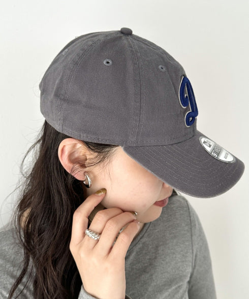 NEW ERA(ニューエラ)/9TWENTY MLB CORE CLASSIC 限定 メジャーリーグ べースボール ロゴキャップ MLB公式 チームロゴネームタグ アジャスター付 サイズ調整可能 | IM5232030 | グレー系その他5