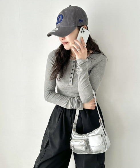 NEW ERA(ニューエラ)/9TWENTY MLB CORE CLASSIC 限定 メジャーリーグ べースボール ロゴキャップ MLB公式 チームロゴネームタグ アジャスター付 サイズ調整可能 | IM5232030 | グレー系その他5