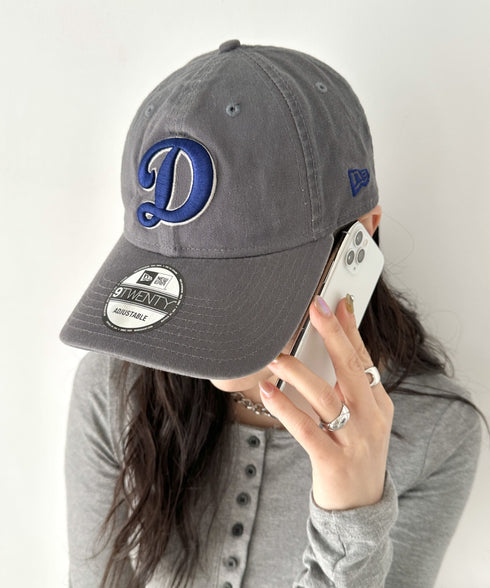 NEW ERA(ニューエラ)/9TWENTY MLB CORE CLASSIC 限定 メジャーリーグ べースボール ロゴキャップ MLB公式 チームロゴネームタグ アジャスター付 サイズ調整可能 | IM5232030 | グレー系その他5