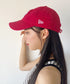 NEW ERA(ニューエラ)/9TWENTY MLB CORE CLASSIC 限定 メジャーリーグ べースボール ロゴキャップ MLB公式 チームロゴネームタグ アジャスター付 サイズ調整可能 | IM5232030 | レッド