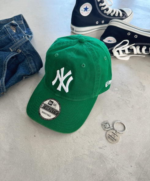 NEW ERA(ニューエラ)/9TWENTY MLB CORE CLASSIC 限定 メジャーリーグ べースボール ロゴキャップ MLB公式 チームロゴネームタグ アジャスター付 サイズ調整可能 | IM5232030 | グリーン