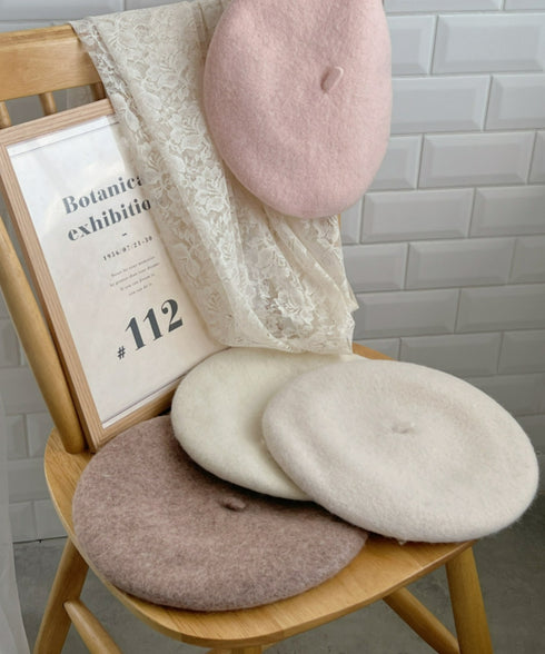 【11色展開】ベーシックベレー帽 | LO5233112 | ピンク系その他