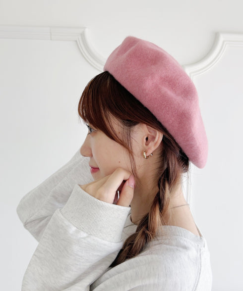 【11色展開】ベーシックベレー帽 | LO5233112 | ピンク系その他