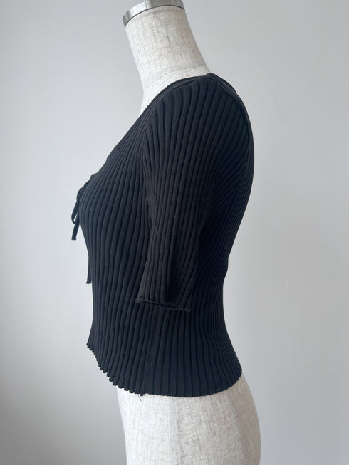 フロントレースアップカーディガン | RN2242012 | ホワイト