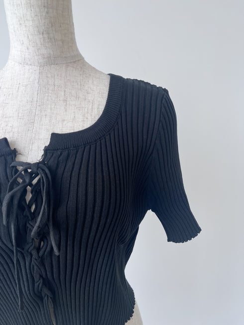 フロントレースアップカーディガン | RN2242012 | ホワイト