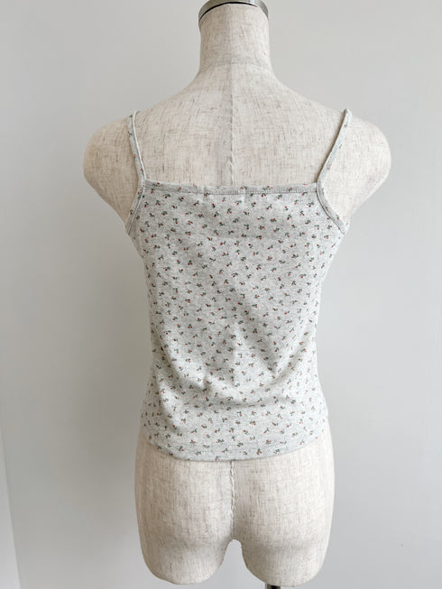 小花柄フレアキャミソール | SL2251660 | グレー