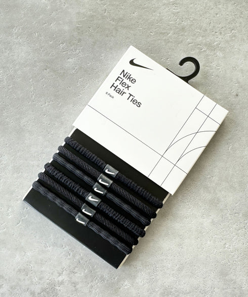 NIKE(ナイキ)/6本セット ヘアゴム ヘアバンド ユニセックス フレックス ヘアタイ 6本パック | IM6231054 | ブラック