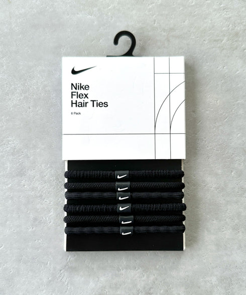 NIKE(ナイキ)/6本セット ヘアゴム ヘアバンド ユニセックス フレックス ヘアタイ 6本パック | IM6231054 | ブラック