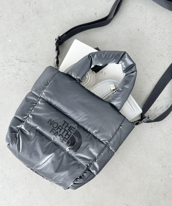 THE NORTH FACE(ザ・ノースフェイス)/2WAY メタリック ミニ ショルダーパデットバッグ/PLUMPY TOTE BAG | IM1233037 | グレー