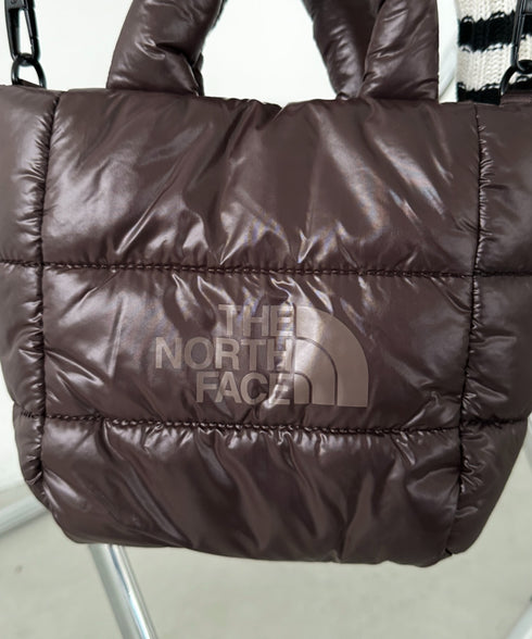 THE NORTH FACE(ザ・ノースフェイス)/2WAY メタリック ミニ ショルダーパデットバッグ/PLUMPY TOTE BAG | IM1233037 | ダークブラウン