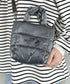 THE NORTH FACE(ザ・ノースフェイス)/2WAY メタリック ミニ ショルダーパデットバッグ/PLUMPY TOTE BAG | IM1233037 | グレー