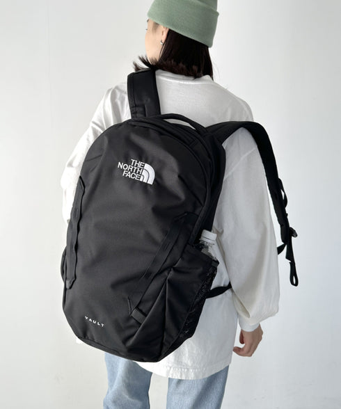 【USAモデル】THE NORTH FACE(ザ・ノースフェイス)/大容量 27L収納 A4・15インチ対応 リュック バックパック/Vault | IM1231057 | ブラック