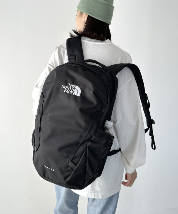 【USAモデル】THE NORTH FACE(ザ・ノースフェイス)/大容量 27L収納 A4・15インチ対応 リュック バックパック/Vault | IM1231057 | ブラック