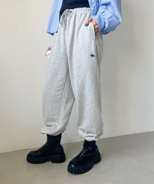 【POLO CHAMPS/ポロチャンプス】 別注 ワンポイント刺繍 スウェットパンツ セットアップ対応 | CL2233460 | グレー