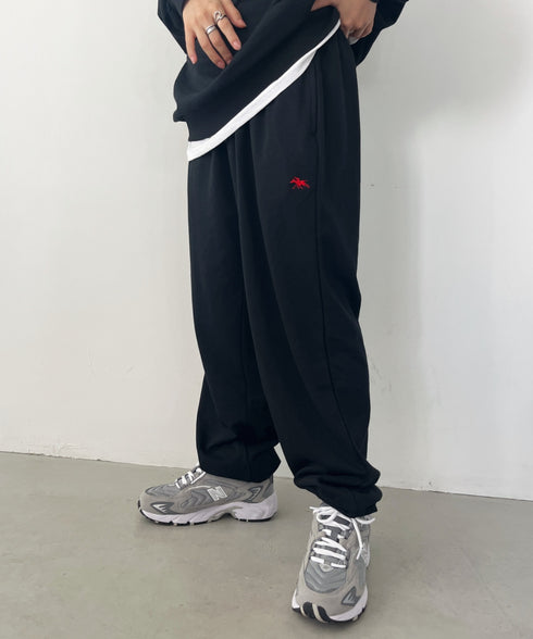 【POLO CHAMPS/ポロチャンプス】 別注 ワンポイント刺繍 スウェットパンツ セットアップ対応 | CL2233460 | ブラック