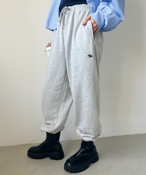 【POLO CHAMPS/ポロチャンプス】 別注 ワンポイント刺繍 スウェットパンツ セットアップ対応 | CL2233460 | グレー