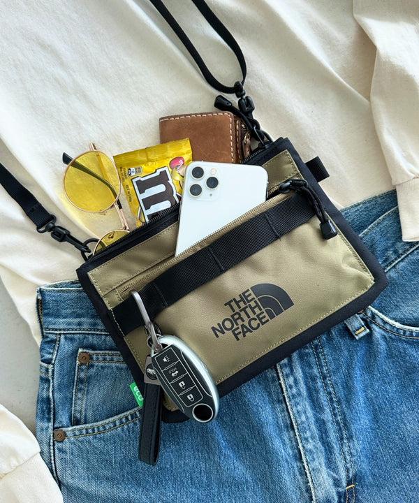 国内未発売 THE NORTH FACE(ザ・ノースフェイス)/2WAY CAMP CROSS BAG/キャンプクロスバッグ サコッシュ ショルダーバッグ | IM1233050 | オリーブ