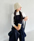 VARZAR(バザール)/Monogram Label Wool Knit Bucket Hat/モノグラム ラベル ウール ニット バケットハット | IL5233053 | ベージュ