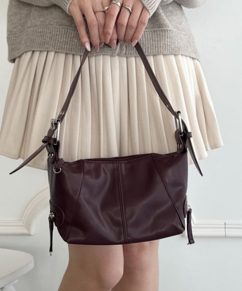 PUベルトデザインハンドバッグ | WR1233013 | レッド