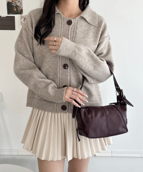 PUベルトデザインハンドバッグ | WR1233013 | レッド