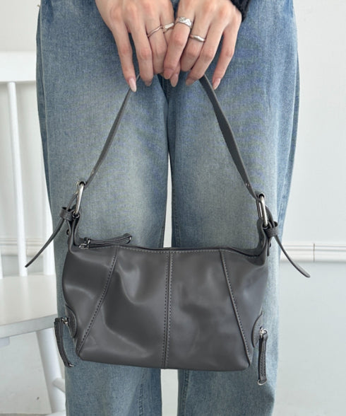 PUベルトデザインハンドバッグ | WR1233013 | グレー